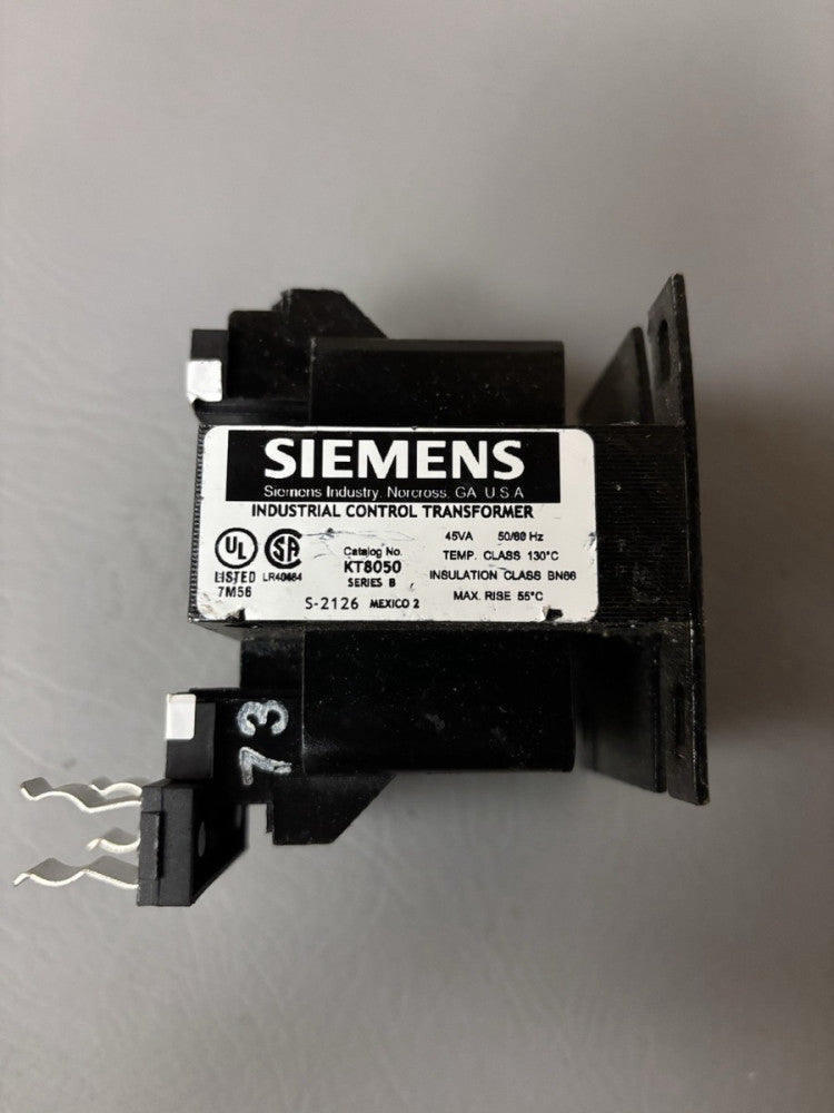 SIEMENS  KT8050 CONTROL TRANSFORMER 45VA 50/60Hz