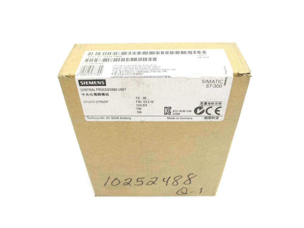 SIEMENS 6ES7317-2EK14-0AB0 NSFS