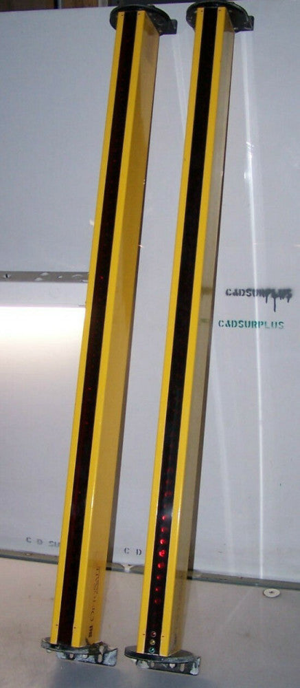 STI OPTOSAFE LIGHT CURTAIN TRANSMITTER & RECIEVER P4142BR P4142BX 