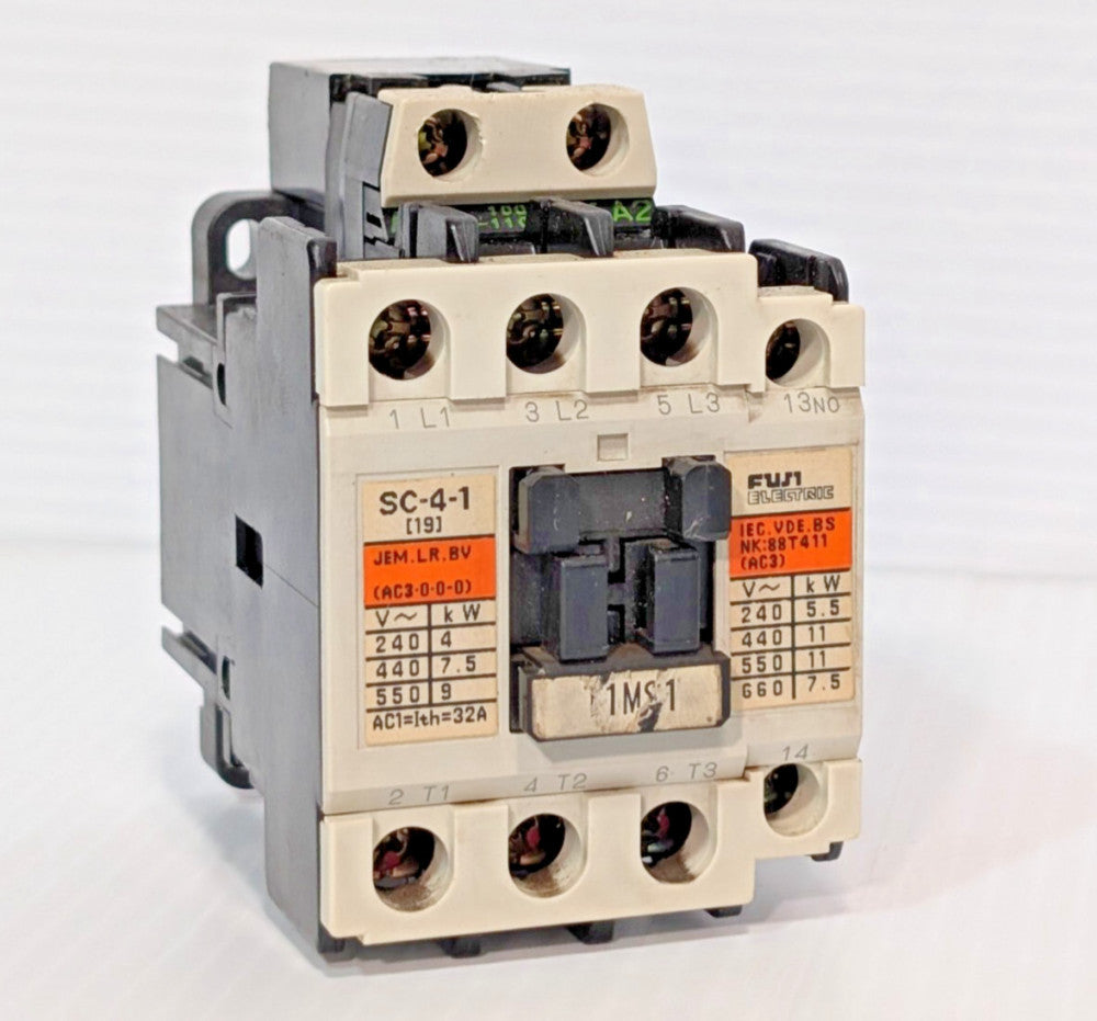 Fuji Electric SC-4-1 Electromagnet Contactor with SZ-Z5 Surge Suppressor