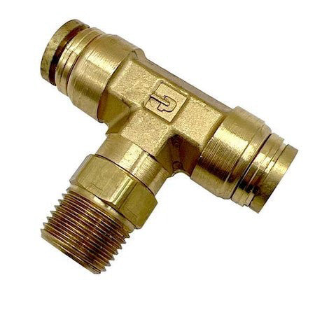 Parker 172Ptc-8-6 Push-To-Connect Brass Dot Push-To-Connect Fitting, Brass