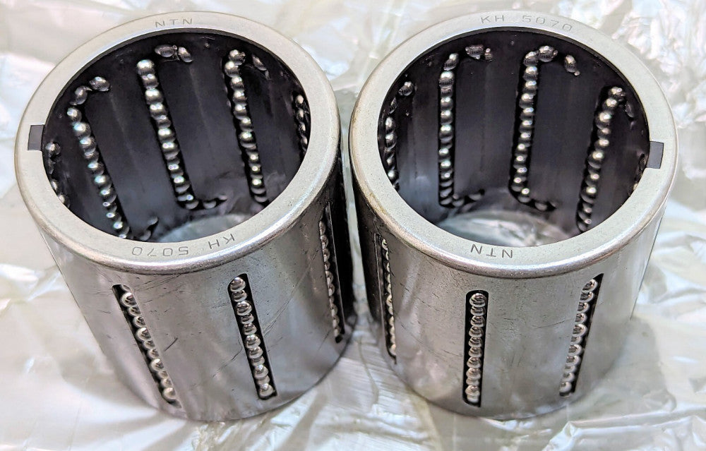 Set Of (2) Linear Motion Ball Bearing 50x62x70mm KH5070 NTN NEW [B3B4]
