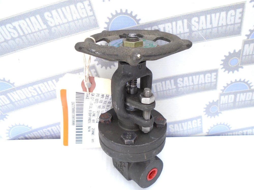 VOGT / FLOWSERVE - 12111 - 1/4"-800 - GATE VALVE - A105 - 1975 psi @100°F (NEW)