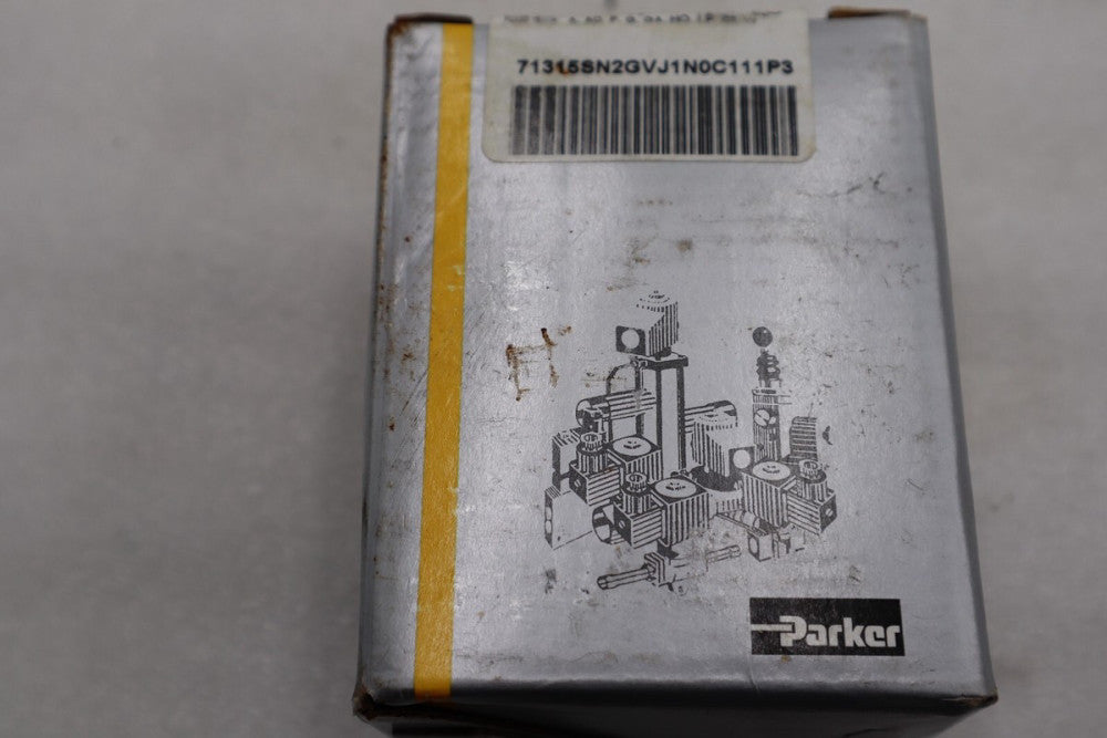 NEW PARKER 71315SN1GNJ1N0C111P3 3-WAY SOLENOID VALVE NORMALLY CLOSED STOCK L-573