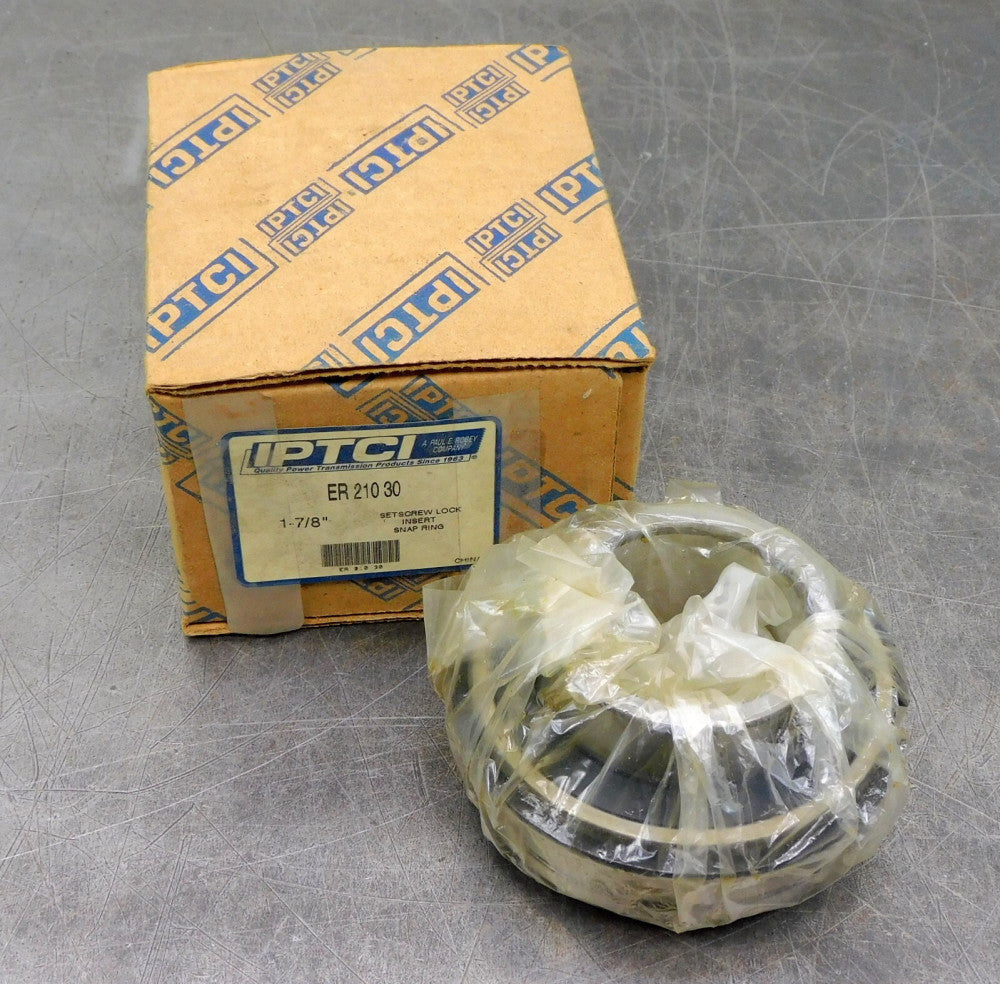 IPTCI ER210-30 Set Screw Lock Press-In Bearing 1-7/8" Bore 90mm OD