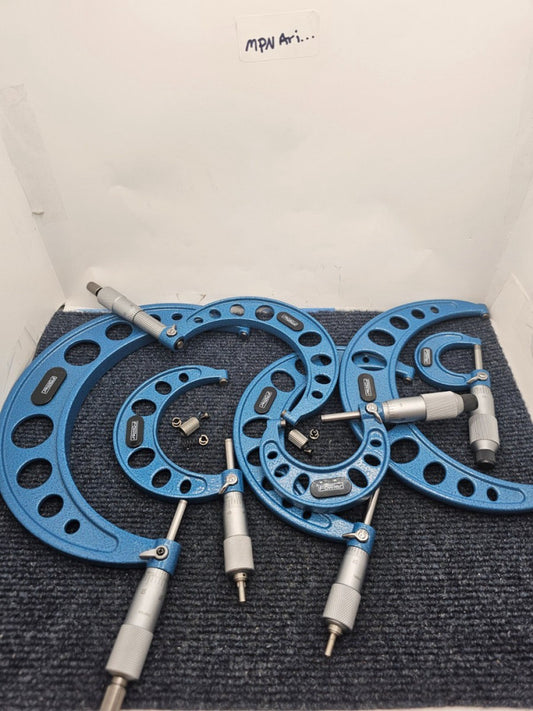 (7 PIECES) Fowler Outside Micrometers