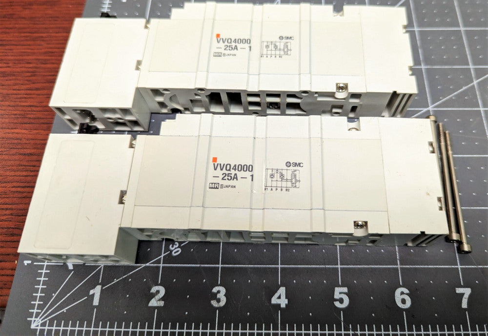 Set Of (2) SMC VVQ4000-25A-1 Pneumatic Perfect Spacer WORKING PULL [D2S3]
