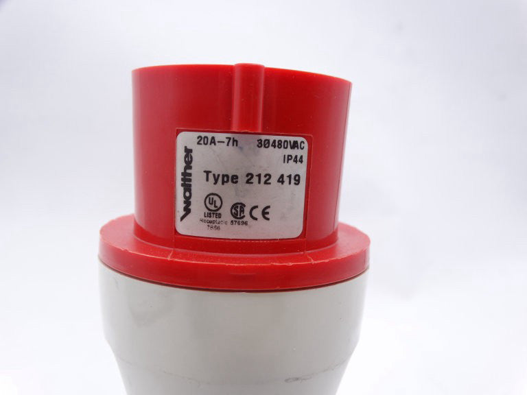 WALTHER ELECTRIC 212-4-19 PLUG