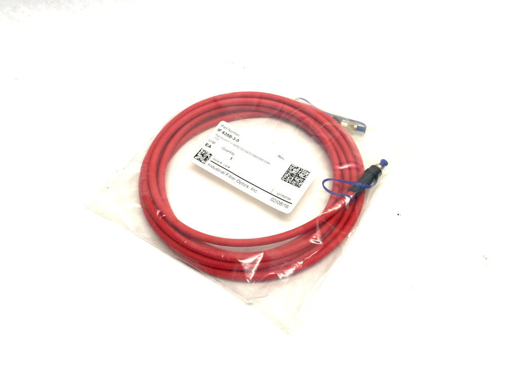 Industrial Fiber Optics IF 635B-3-0 Patchcord F/O SERCOS 84C01000S333 3.0m