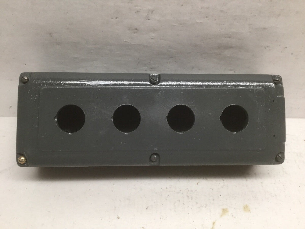 GE 4 Way Control Station Explosionproof Box For Hazardous Locations 1” FNPT