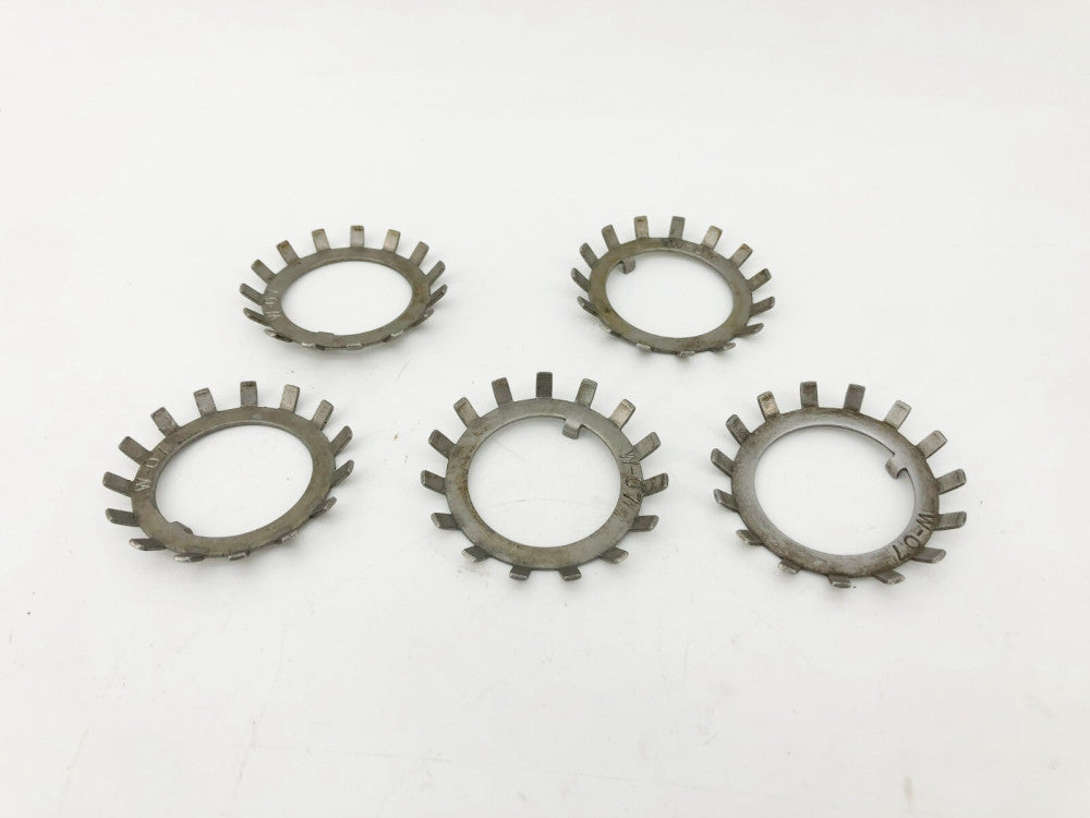 Lot of 5 New Whittet-Higgins W-07 Retainer Lock Washers