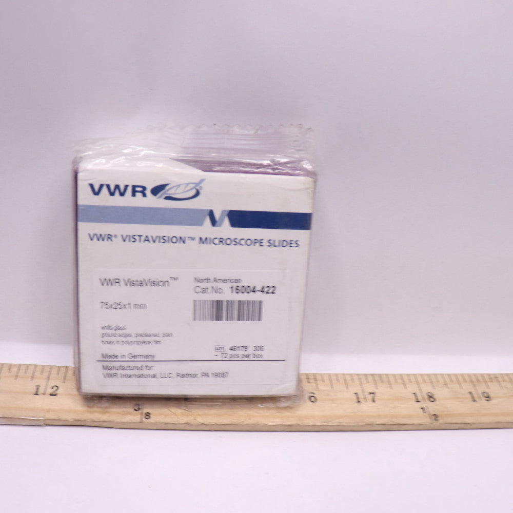(72-Pk) VWR Microscope Glass Slides 72 x 25 mm 16004-422