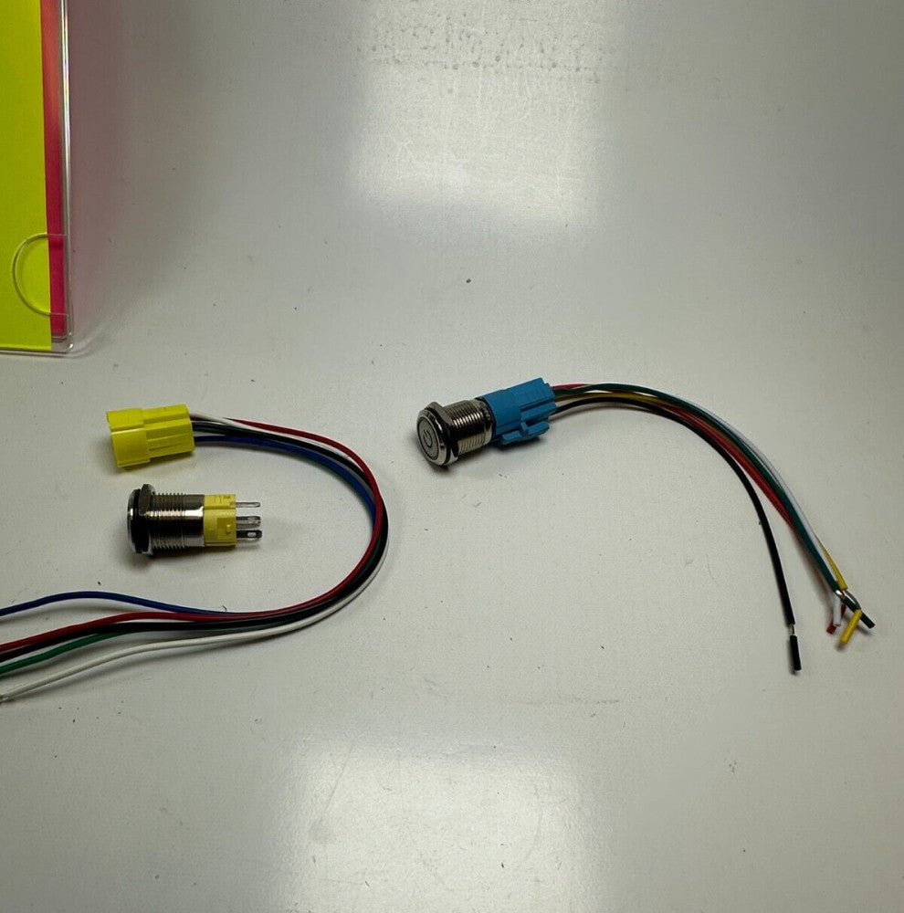 12-24V/G Switch with Power Symbol - Latching ( Lot of 2) New Fast Ship