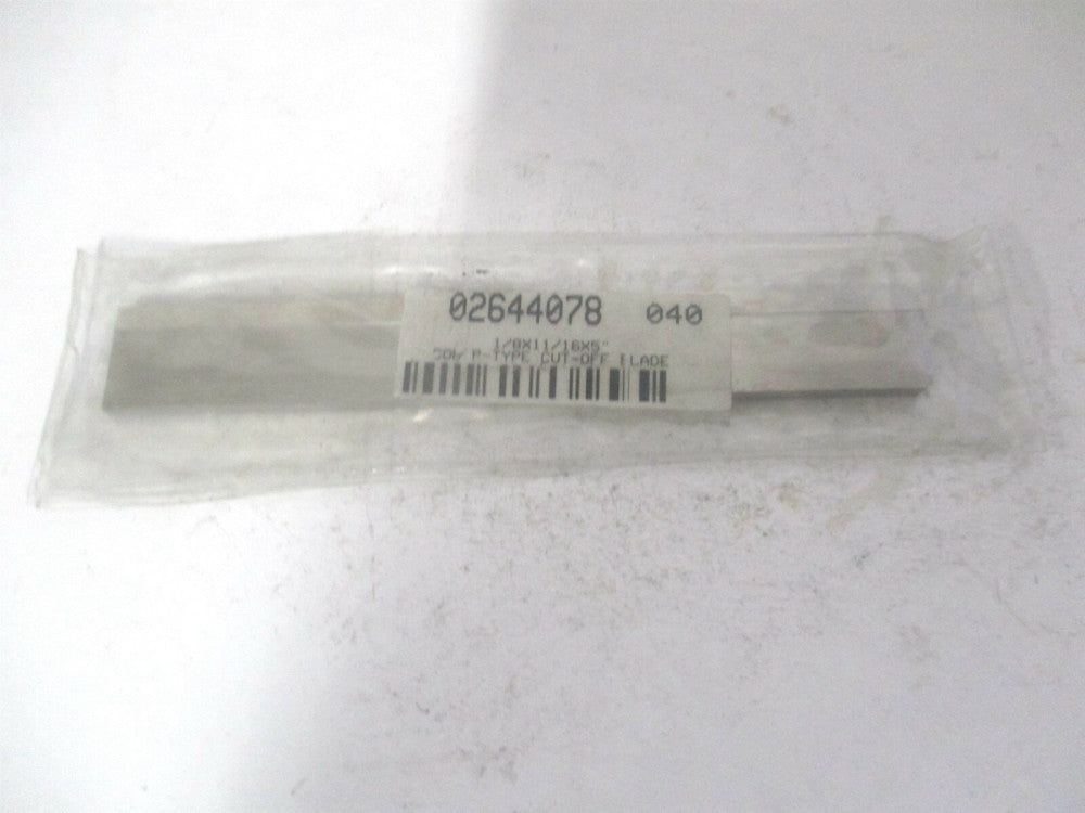 (363-7035) 1/8" x 11/16" x 5" OAL Bright Cobalt Parallel Blade Cutoff Blade