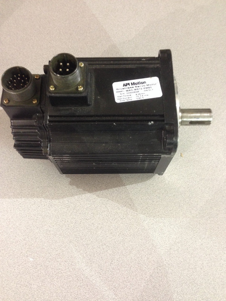 USED API MOTION BRUSHLESS SERVO MOTOR MAC-M512-EM80  
