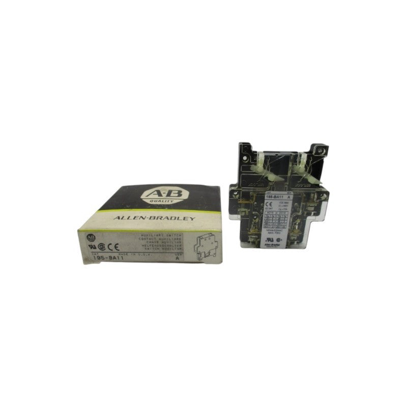 ALLEN BRADLEY 195-BA11 SER.A 600VAC 1.2A (BK/YL) NSMP