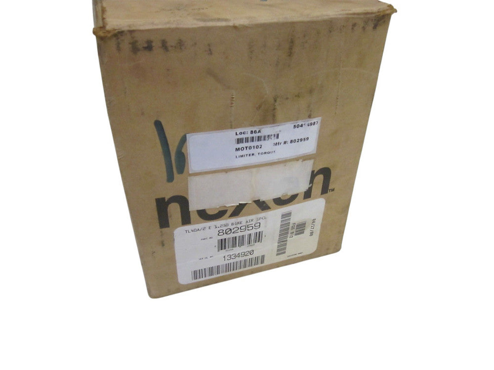 NEXEN 802959 TORQUE LIMITER TL40A/2E 1.250 BORE AIR NSMP