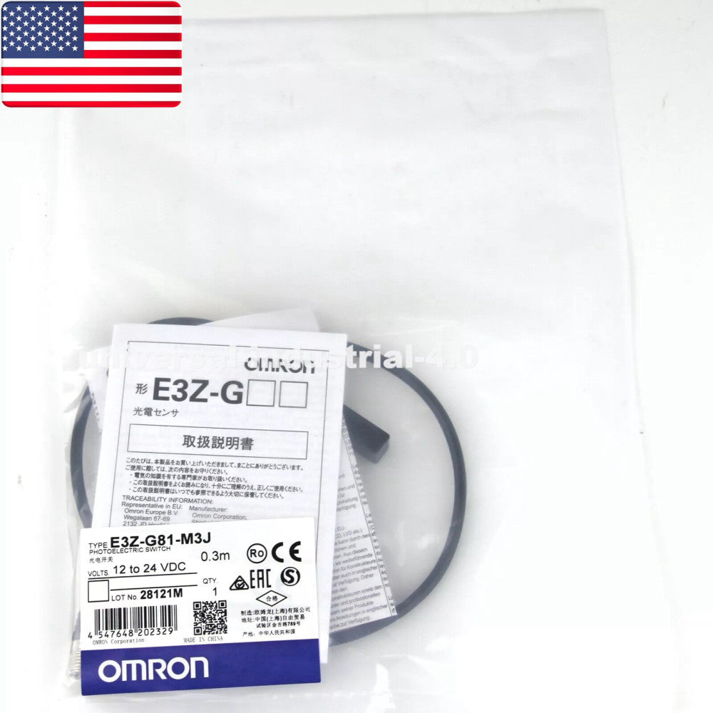 New In Bag Omron E3Z-G81-M3J Photoelectric Switch - US Stock, Fast Shipping