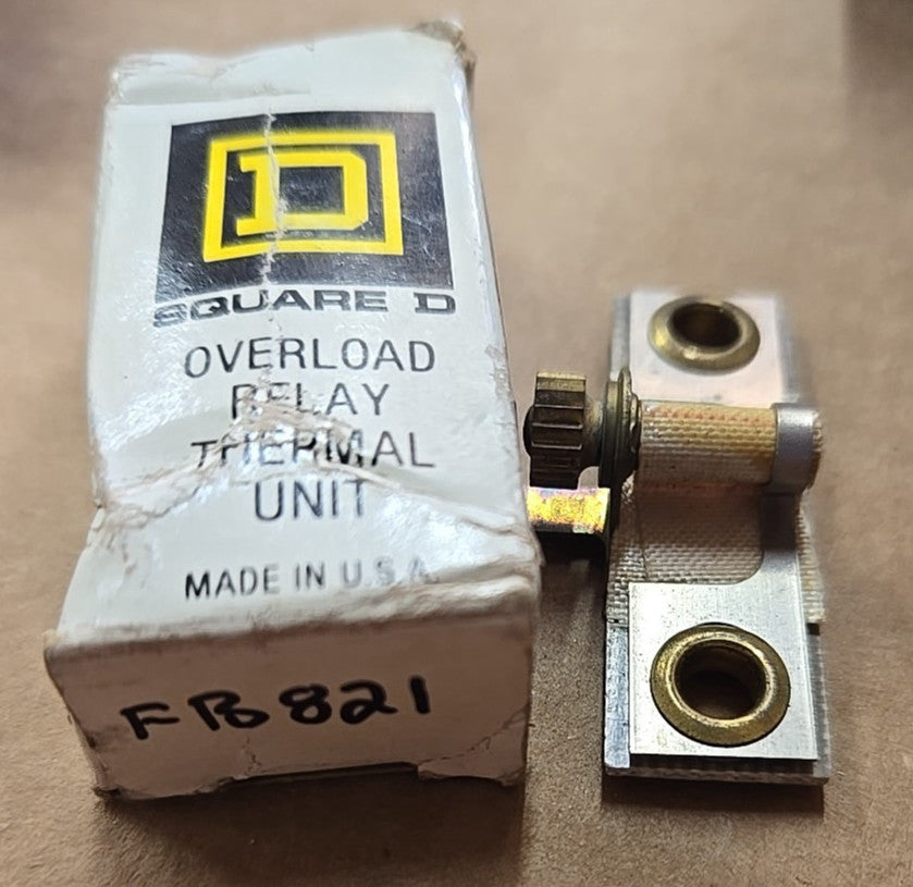NIB Square D FB8.21 Thermal Overload Heater  Relay Unit