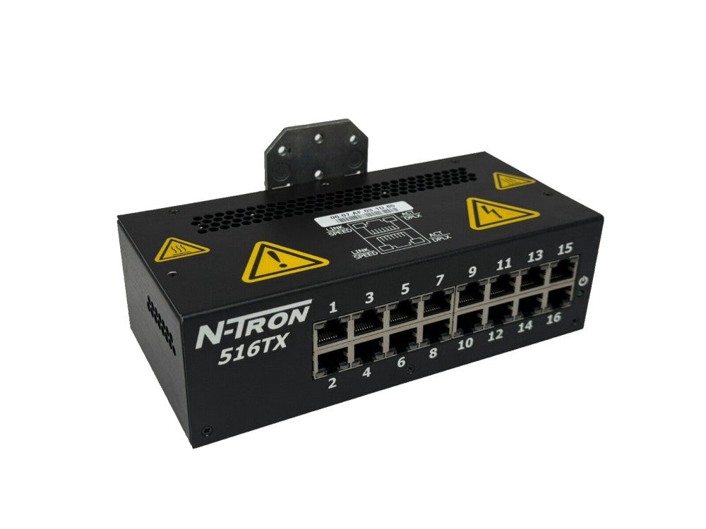 USED RED LION / N-TRON 516TX-A INDUSTRIAL ETHERNET SWITCH 16-PORT