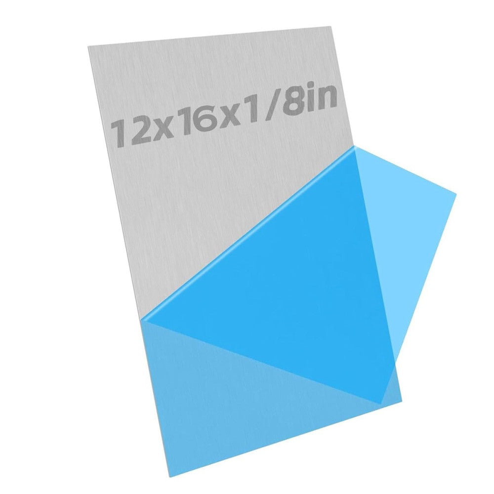6061-T6 Aluminum Sheet 12x16x1/8 Inch Thickness Durable Aluminum Plate Thick ...