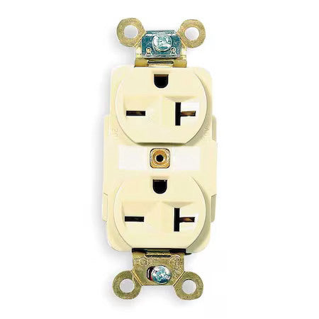 Hubbell Wiring Device-Kellems Hbl5462i Straight Blade Receptacle, 6-20R, 20 A,