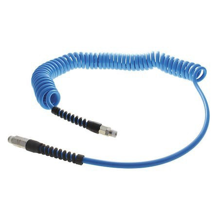 Atp Tt-14-10-Lb-Rs Coiled Air Hose Assembly,1/4" Id X 8 Ft.