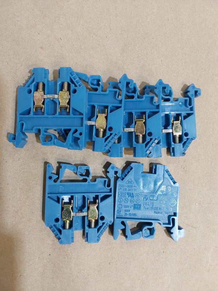 Weidmuller Wieland WK4/U Terminal Block WK4U Orange (Pack of 6)