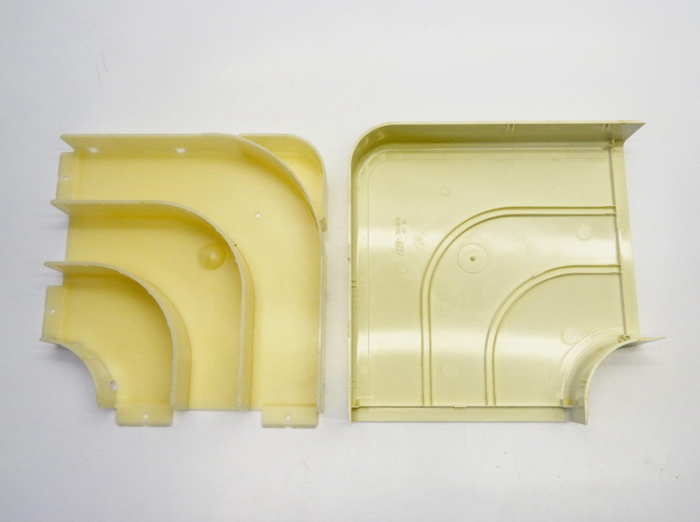 Wiremold 5511FO Non-Metallic Fiber Ready Flat Elbow Radiused Full Capacity Ivory