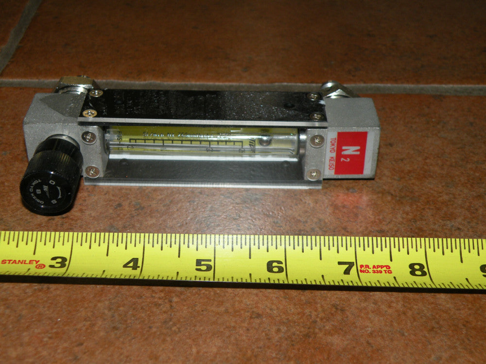 TOKYO KEISO Flowmeter  F95-221228 SL/min N2 760mmHgabs