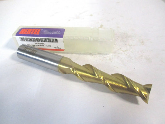 (GH071032) 1/2" x 2" x 1/2" x 4" OAL 2 Flute High Speed Steel Square End Mill 