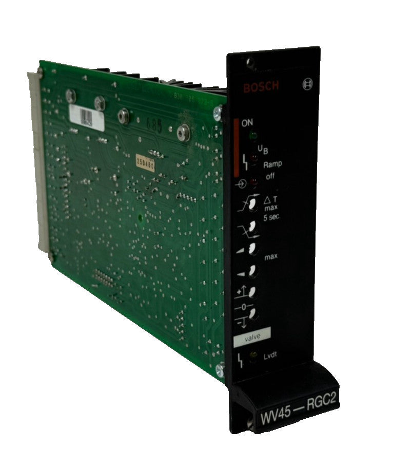 USED BOSCH / REXROTH 0-811-405-119 AMPLIFIER CARD WV45-RGC2