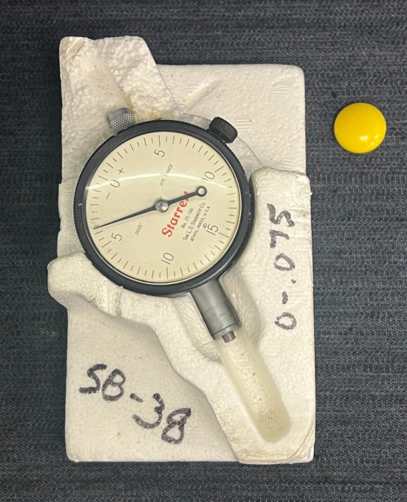 STARRETT 25-136 DIAL INDICATOR 0.0005"