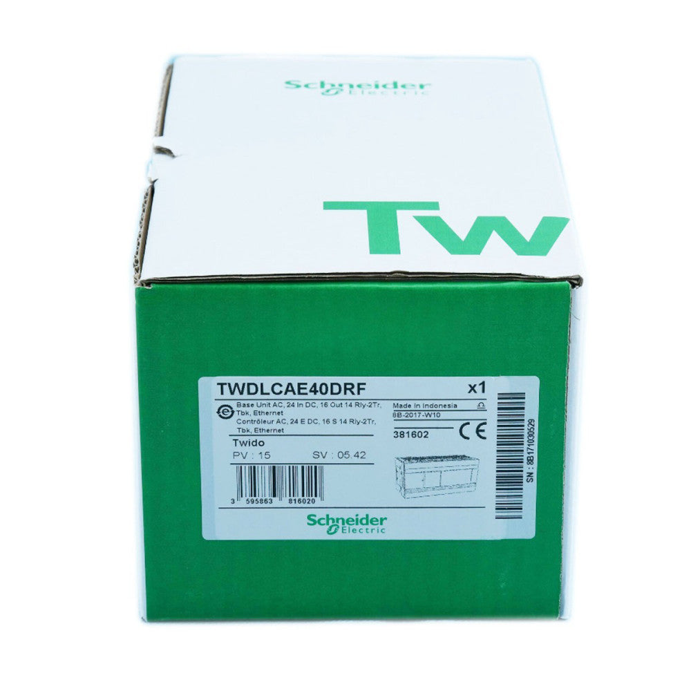 New Genuine Schneider Twido TWDLCAE40DRF PLC 24 In Base Unit