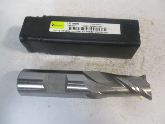 (720-1066) 3/4" x 1-5/16" x 3/4" x 3-7/16" OAL 2 Flute HSS Square End Mill