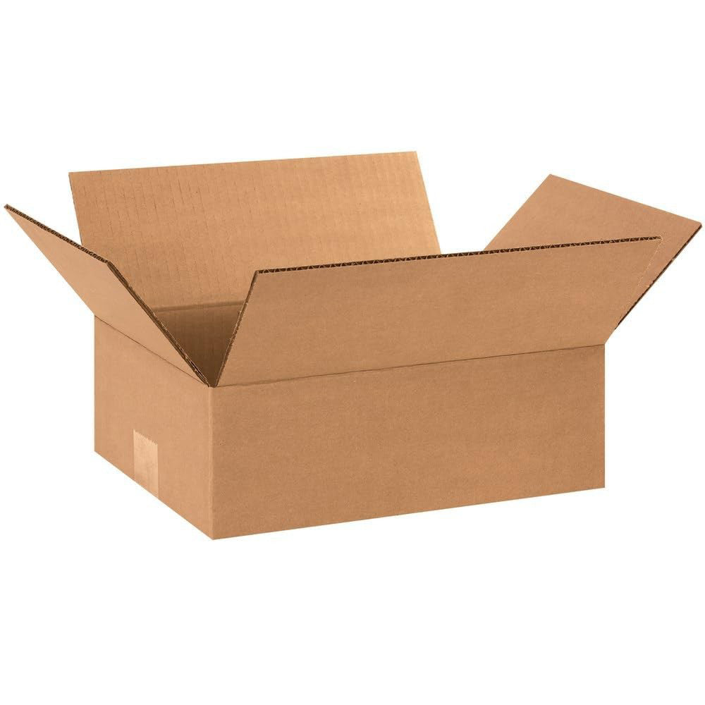 Shipping Boxes Medium 12"L x 9"W x 4"H, 25-Pack | Corrugated Cardboard Box fo...