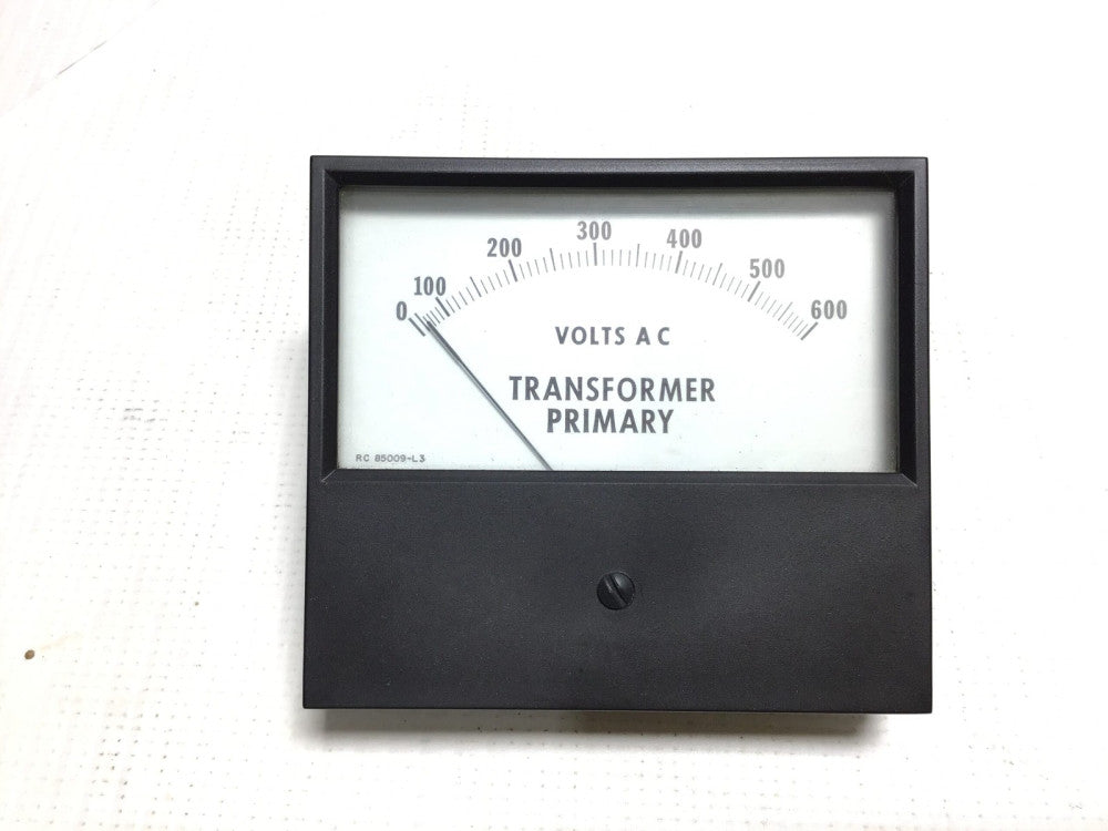 TTT Triplett RC 85009-L3 Transformer Primary Panel Meter 0-600 Volts AC