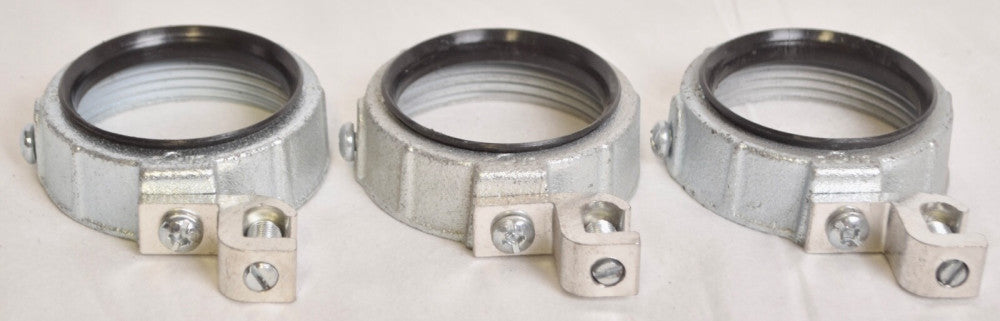 3 Count 2-1/2" Grounding Insulated Conduit Bushing MGB250