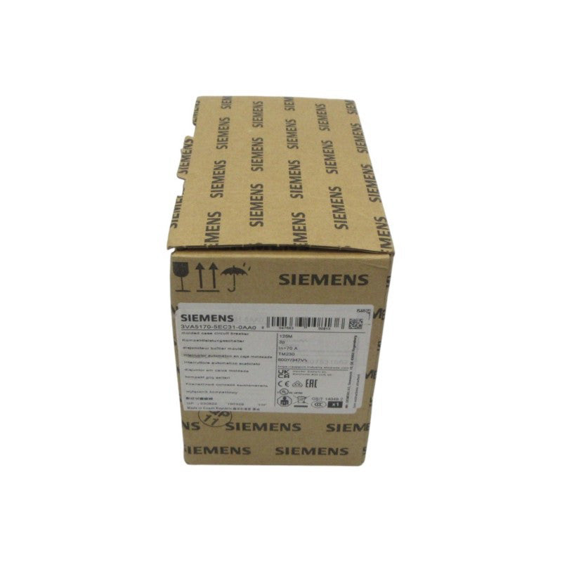 SIEMENS 3VA5170-5EC31-0AA0 347V 70A NSMP