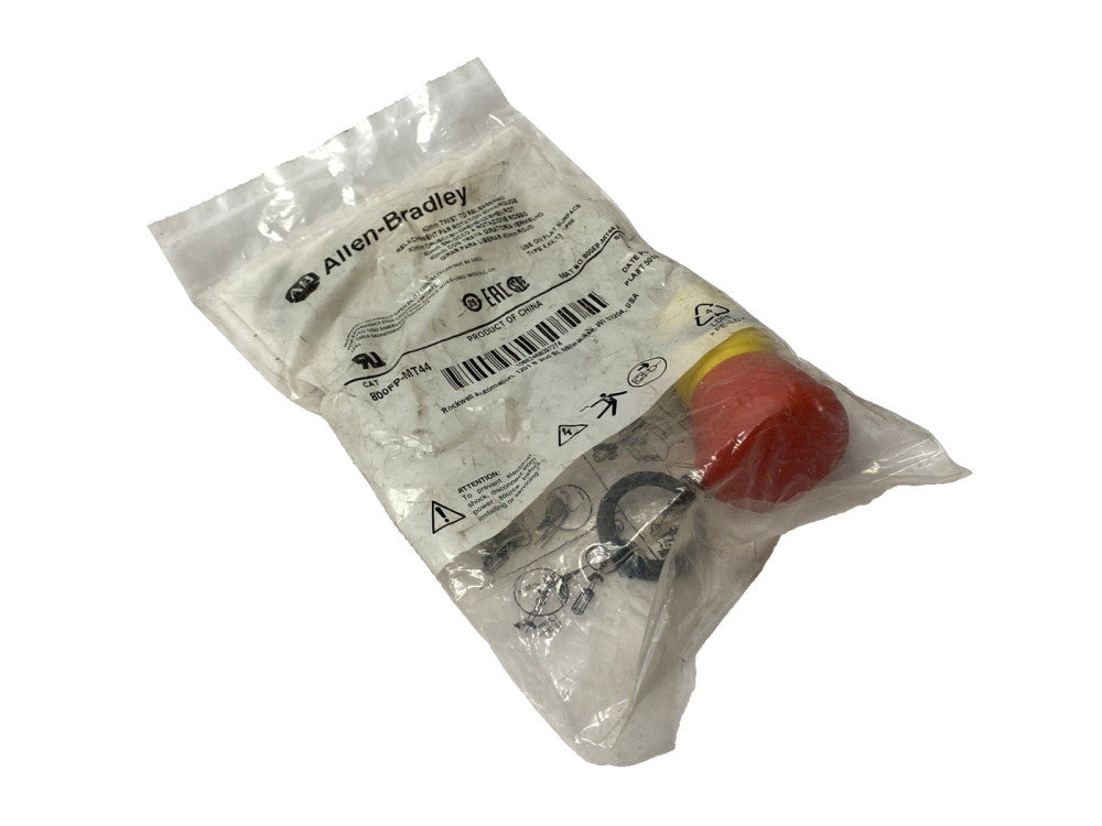 Allen Bradley 800FP-MT44 Ser. A Emergency Stop Pushbutton Twist to Release 40mm