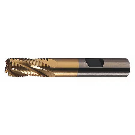 Cleveland C32222 4-Flute Pm+ Hss-E Square Cc Single Course Roughing End Mill