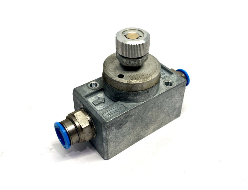 Festo GR-1/2 Pneumatic One-Way Flow Control Valve G 1/2" 3720