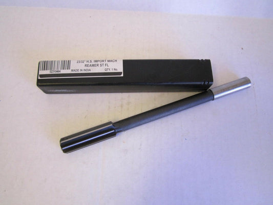 23/32" x 2-1/4" Diameter HSS Chucking Reamer New