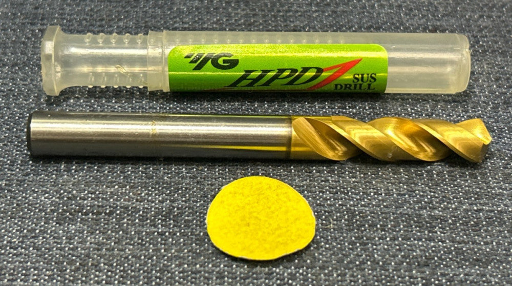YG-1 HPD SUS 2 FLUTE DRILL BIT  TIN 0831 JCN 8.3 x 37 x 87