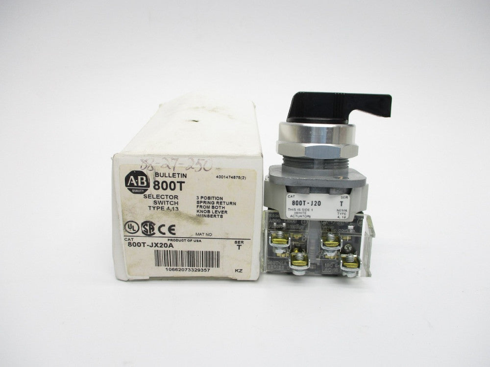 ALLEN BRADLEY 800T-JX20A SER. T (WH) NSMP