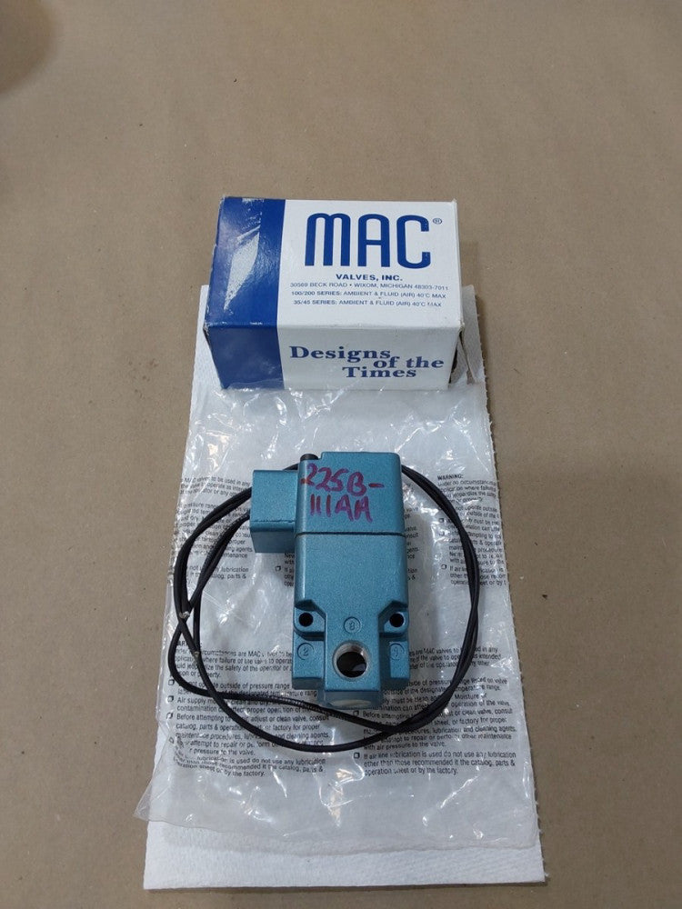 MAC 225B-111AAAA Valve 24VDC