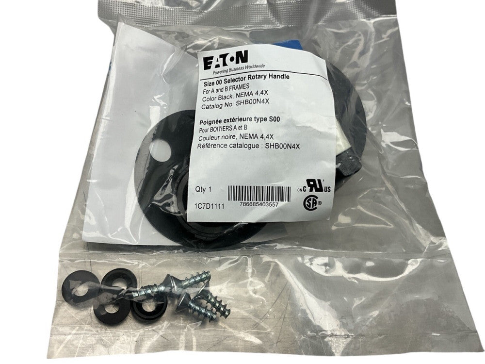 1 PC Eaton SHB00N4X Size 00 Selector Rotary Handle For R5 / R9 Series NEMA 4 4X
