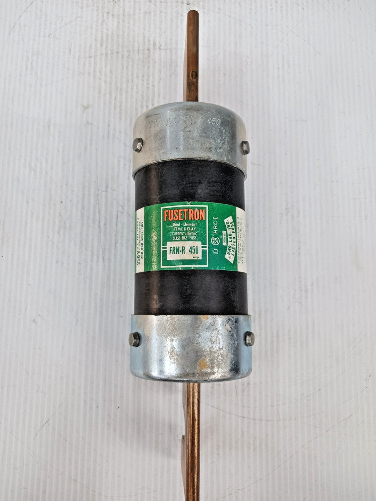 Bussmann Fusetron 450 Amp Time Delay Class RK5 Fuse 250 VAC FRN-R-450