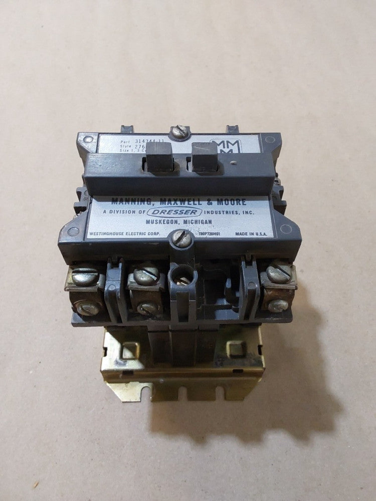 Dresser 314344-11 30AMP 3 CONTACTS Size 1 Contactor 