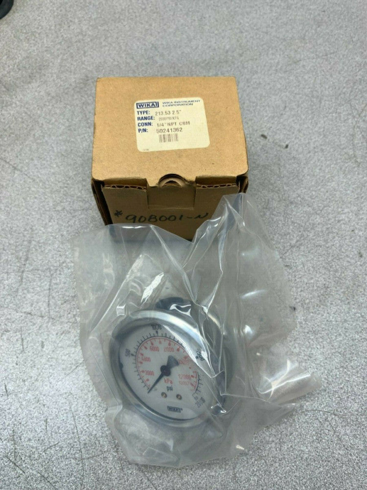 NEW IN BOX WIKA GAUGE 50241362